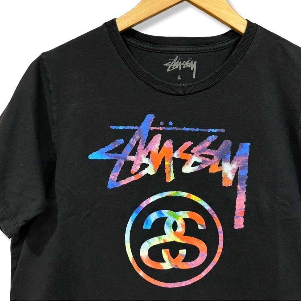 Stussy Black Logo Tee - Picture 2 of 3
